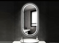 Smart Speaker phòng tắm khách sạn tắm đầy đủ Led chiếu sáng gương tường treo hình chữ nhật