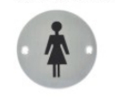 Phụ nữ và nam giới nhà vệ sinh hình ảnh cửa phòng tắm biển báo Acrylic tùy chỉnh