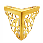 Giảm giá giao hàng 0,25 kg mỗi ghế sofa chân kim loại hoa đồ nội thất chân kim loại vàng cho đồ nội thất