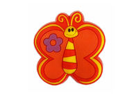 Núm cửa dành cho trẻ em Baby Boy, Butterfly Childrens Drawer Núm núm Mooth Nhựa cao su