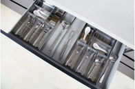 Nhà bếp có thể mở rộng Dao kéo Đồ dùng bằng bạc Máy tổ chức ngăn kéo