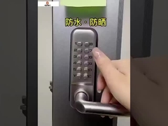 Khóa kỹ thuật số WIFI Tuya APP Khả năng điều khiển thẻ dấu vân tay thông minh điện nhôm cửa trượt thông minh