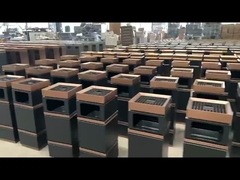 Thùng rác tái chế ngoài trời 27L được phân loại thùng rác kim loại