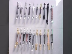 Antique Chrome Craft Pull Handle Aluminum And SUS Luxury Decor Khách sạn lớn Solid Wood Door Handle