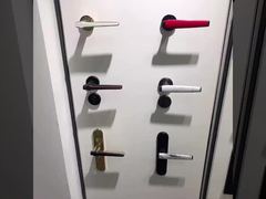 Giới thiệu Tay nắm cửa hợp kim kẽm hiện đại, Tay nắm cửa thương mại 58 * 85mm Thiết kế tùy chỉnh dành cho bạn