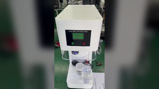 Máy dán nắp lon, máy hàn bán tự động thương mại quán trà sữa, máy dán lon PET