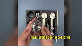 Danh sách đầy đủ các phụ kiện phòng tắm, bộ cửa trượt inox, acc cửa trượt kính