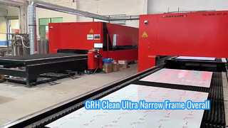 GRH Clean Khung Siêu Hẹp Tổng Thể Phòng Tắm Bên Hình Chữ L Cửa Gấp Di Chuyển Khô Ướt Separa