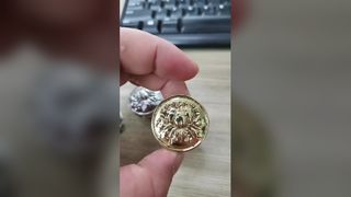 Ánh sáng sang trọng hoàn toàn bằng đồng hình cầu tay cầm bằng đồng nguyên khối vàng bạc tủ quần áo tối giản tay cầm kiểu Mỹ