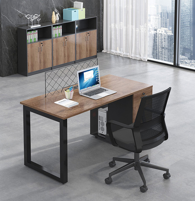 Bàn nội thất văn phòng Máy trạm văn phòng hai người Melamine