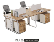 Bàn học máy tính bằng gỗ tại nhà văn phòng với tủ ngăn kéo tập tin sâu lớn 2 lớp Bàn máy tính