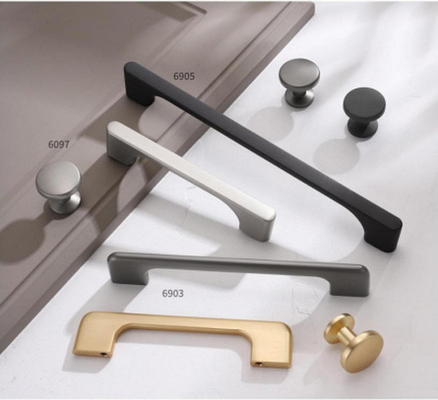 Bộ tay cầm thép không gỉ có độ dày khác nhau được chế biến bằng hợp kim kẽm