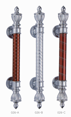 Knurling đồ nội thất nhôm đồ nội thất cửa bếp ngăn kéo tay cầm với chân nhựa