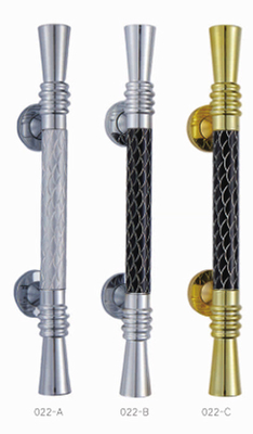 Knurling đồ nội thất nhôm đồ nội thất cửa bếp ngăn kéo tay cầm với chân nhựa