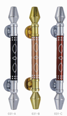 Knurling đồ nội thất nhôm đồ nội thất cửa bếp ngăn kéo tay cầm với chân nhựa