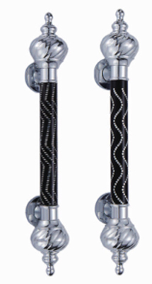 Antique Chrome Craft Pull Handle Aluminum And SUS Luxury Decor Khách sạn lớn Solid Wood Door Handle