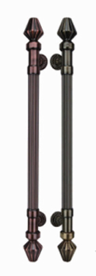 Antique Chrome Craft Pull Handle Aluminum And SUS Luxury Decor Khách sạn lớn Solid Wood Door Handle