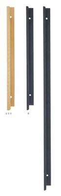 Modern Black Aluminum Furniture Handle Thùng đồ bếp Tủ bếp Cửa Kệ kéo Kẹp quần áo Kẹp kéo dài