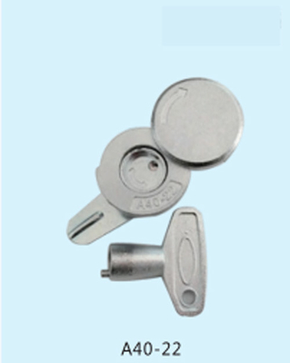 Hợp kim kẽm vị trí bên trong nhỏ khóa lưỡi hình trụ tủ điện lớn uốn cong khóa góc phải