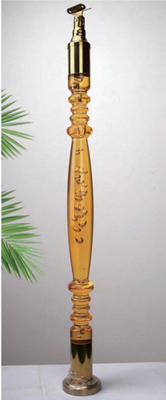Thang sắt thép acrylic tinh thể và thang sắt thép thủy tinh trụ cầu thang