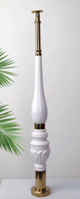Thang trong nhà Acrylic Crystal Baluster Handrail Acrylic Cột Cột Thang và Balcony Railing