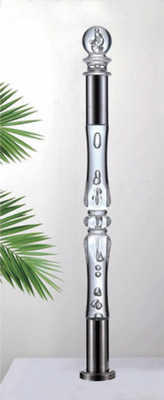 Acrylic cầu thang hàng rào đẹp Crystal tay hàng rào cho cầu thang