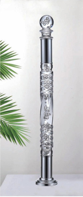Acrylic cầu thang hàng rào đẹp Crystal tay hàng rào cho cầu thang