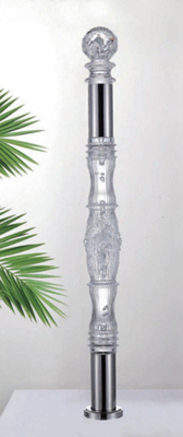 Acrylic cầu thang hàng rào đẹp Crystal tay hàng rào cho cầu thang