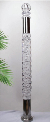 Acrylic cầu thang hàng rào đẹp Crystal tay hàng rào cho cầu thang