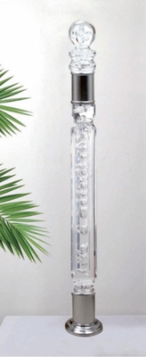 Crystal Hand Railing Acrylic Stair Balustrade Crystal Newel Post Rail Post Acrylic Baluster cho các hàng rào cầu thang