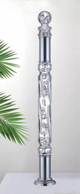 Crystal Hand Railing Acrylic Stair Balustrade Crystal Newel Post Rail Post Acrylic Baluster cho các hàng rào cầu thang