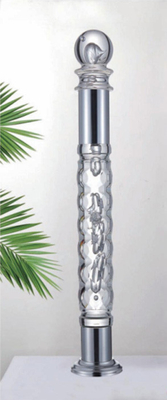 Acrylic cầu thang hàng rào đẹp Crystal tay hàng rào cho cầu thang