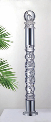 Acrylic cầu thang hàng rào đẹp Crystal tay hàng rào cho cầu thang