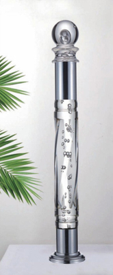 Acrylic cầu thang hàng rào đẹp Crystal tay hàng rào cho cầu thang