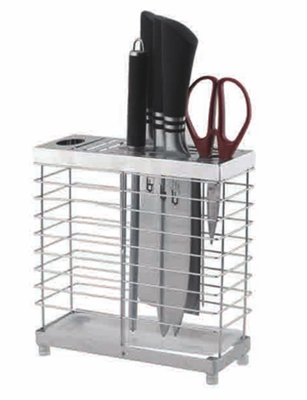 Đứng phong cách thép không gỉ đa chức năng dụng cụ nhà bếp lưu trữ dao cầm rack
