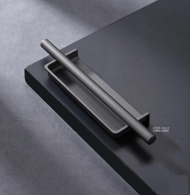 Cabinet Door Handle Hiding Plastic Kitchen Recessed Drawer Flush Pull Handle (Bàn tay cửa tủ)