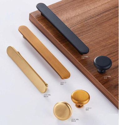 Vintage phong cách châu Âu đồ nội thất tay cầm đồ nội thất phụ kiện tay cầm Golden Door Handle