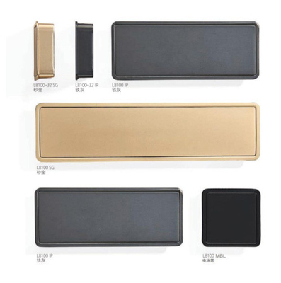 Nhựa kim loại kẽm bán buôn Modern Luxury Kitchen Cabinet Handle Matt Gold Black Wardrobe Door Drawer Furniture Pull Handle