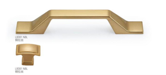 Phong cách châu Âu mới Luxury Zinc Alloy Brushed Nickel Gold Straight Bar Cabinet Door Hardware Interior Closet Knurled Hand