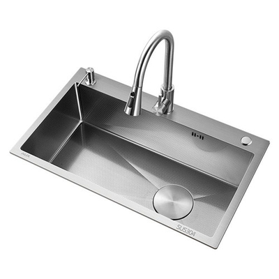 Nhà bếp Nano 304 thép không gỉ thủ công bồn rửa nhỏ bồn chứa duy nhất bồn rửa dưới bồn rửa mặt bán buôn từ nhà máy Trung Quốc