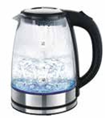 1.8L Glass Hot Electric Kettle With Blue Light Boiling Tự động tắt điện chức năng