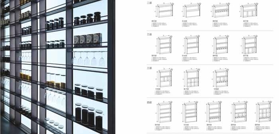 Đen nhôm Honeycomb Cabinet đồ nội thất phòng ngủ phòng khách Tủ lưu trữ