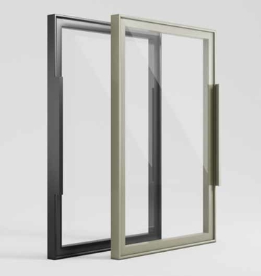 Mặt tiền nhiệt Break nhôm cửa sổ sàn đến trần nhà cửa sổ vịnh Casement cửa sổ