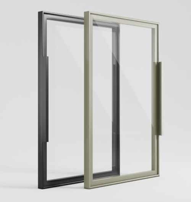 Mặt tiền nhiệt Break nhôm cửa sổ sàn đến trần nhà cửa sổ vịnh Casement cửa sổ