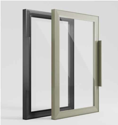 Mặt tiền nhiệt Break nhôm cửa sổ sàn đến trần nhà cửa sổ vịnh Casement cửa sổ