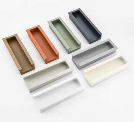 Nhúng nhôm ẩn giấu kéo kéo tay cầm cho tủ quần áo nhà bếp