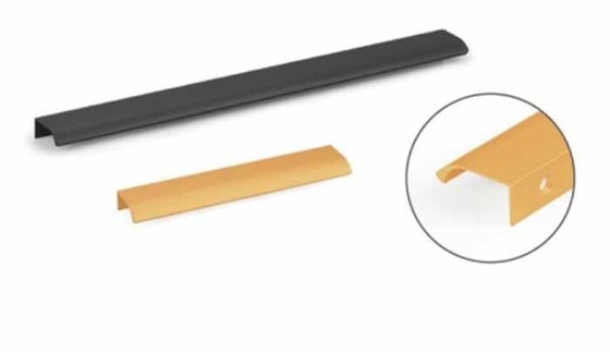 Lắp ráp tích hợp ẩn kín phòng bếp cửa tay cầm tay cầm tay dài hồ sơ nhôm đồ nội thất tay cầm