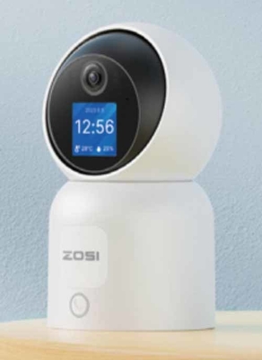Chăm sóc trẻ em video không dây thông minh 5 inch chất lượng cao với tầm nhìn ban đêm 2 chiều âm thanh Pan Tilt Zoom Cảm biến nhiệt độ tích hợp
