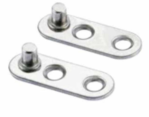 Hardware Thép không gỉ không khung khung ẩn gương trục kính cửa tắm