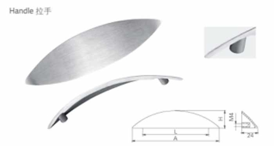 Thép SUS304 Tủ cầm đồ nội thất thép không gỉ 304 tay cầm tủ bếp tay cầm cửa